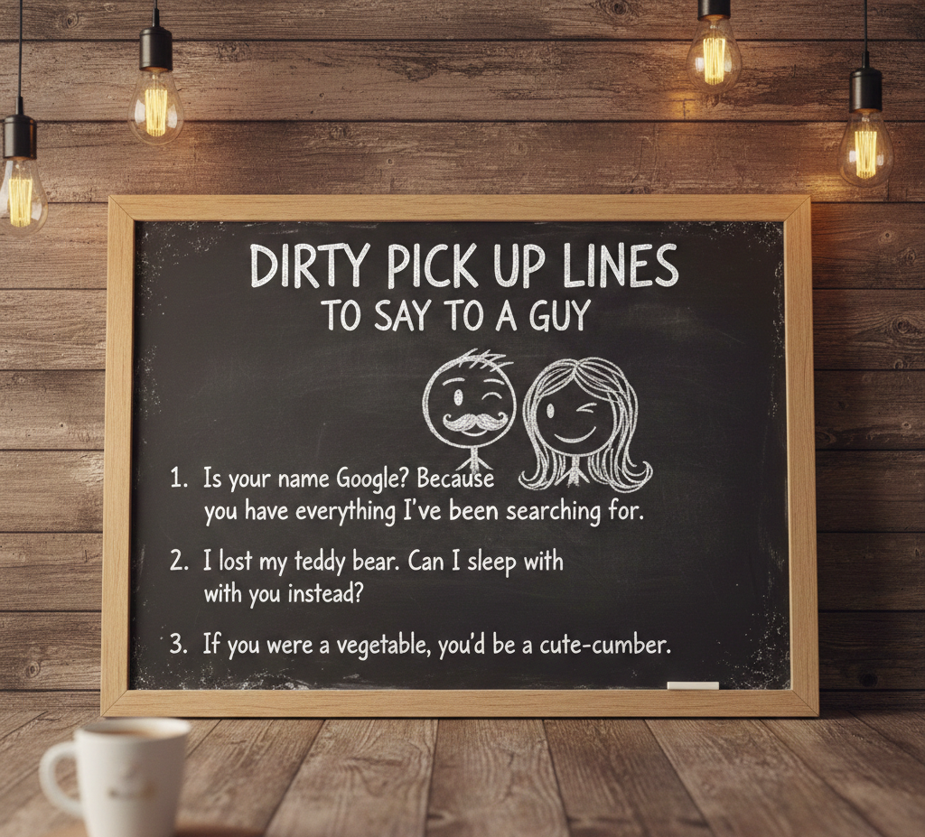 Dirty Pick-Up Lines to Say to a Guy That Will Make Him Laugh (and Maybe Blush)