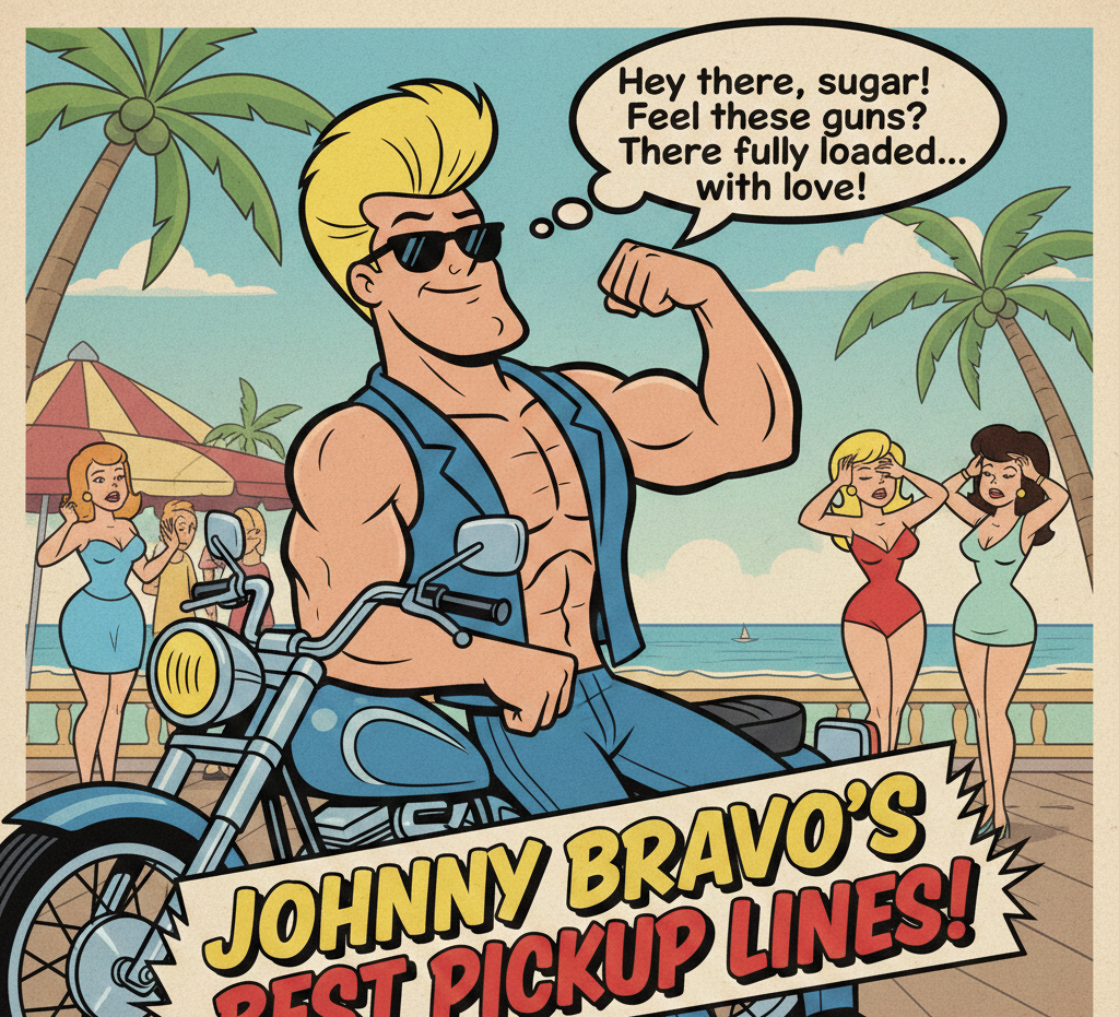 140 Johnny Bravo Pick-Up Lines to Make Her Blush
