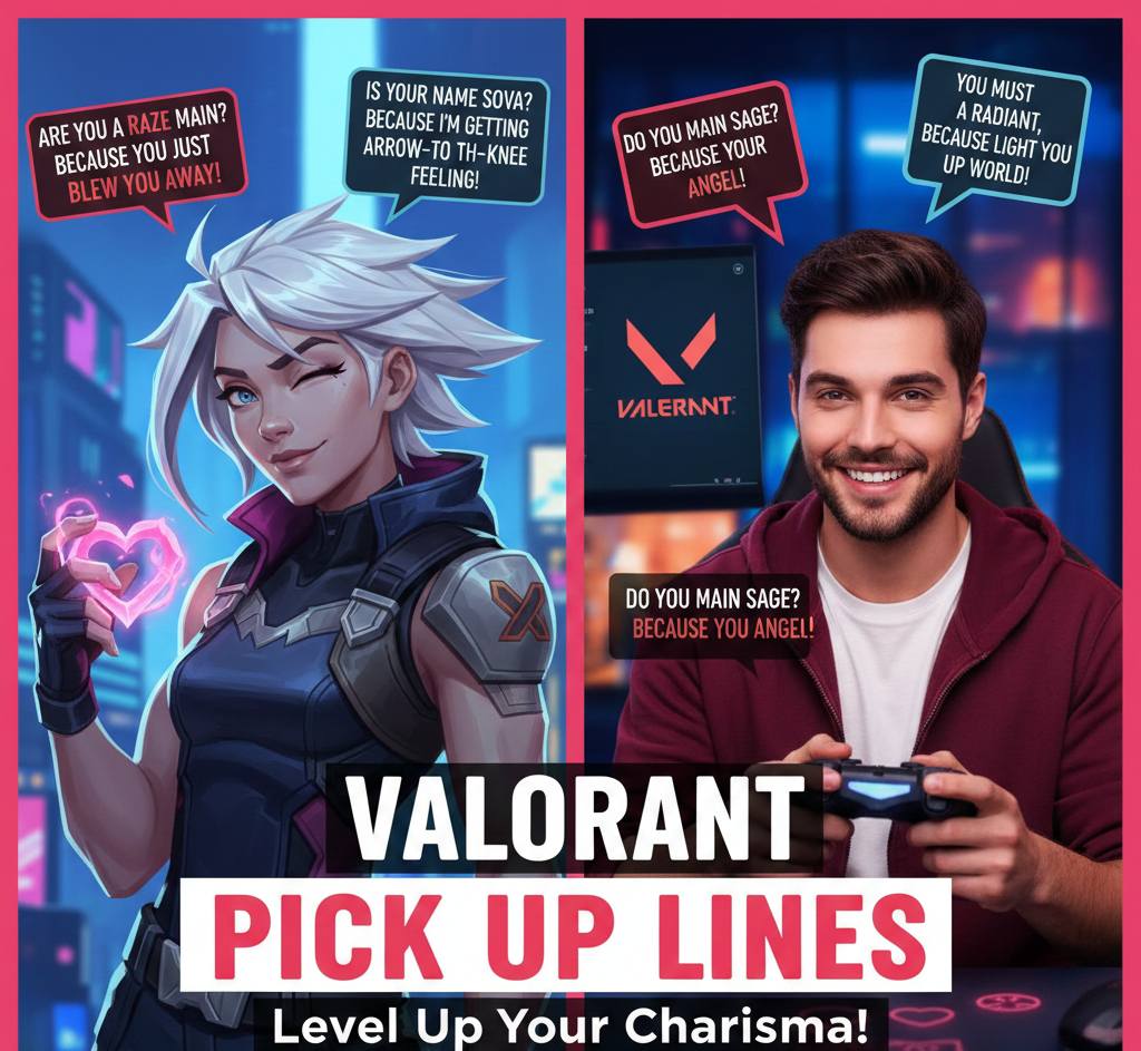 Best Valorant Pick Up Lines for Gamers & Duos