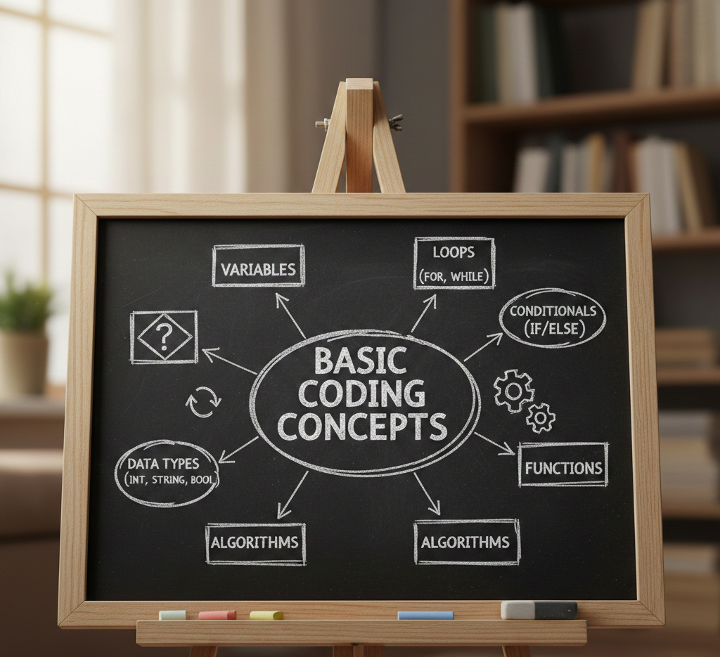 Basic Coding Concepts: A Beginner’s Friendly Guide