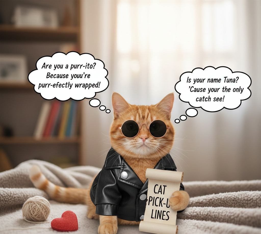 300 Hilarious Cat Pick Up Lines to Impress Your Feline Friends