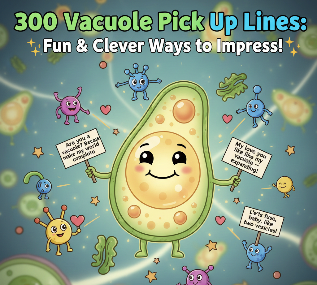 300 Vacuole Pick Up Line: Fun and Clever Ways to Impress!