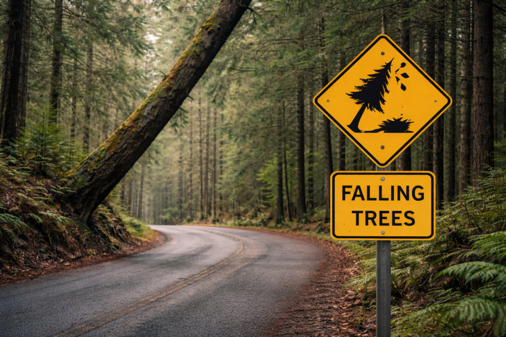 How do Leaning Trees and Real Risk Signs Work?