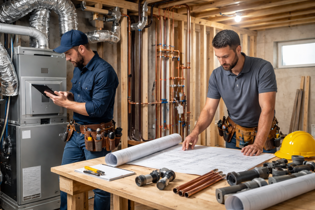 How do you coordinate HVAC and Plumbing Upgrades During One Remodel Timeline Without Delays?
