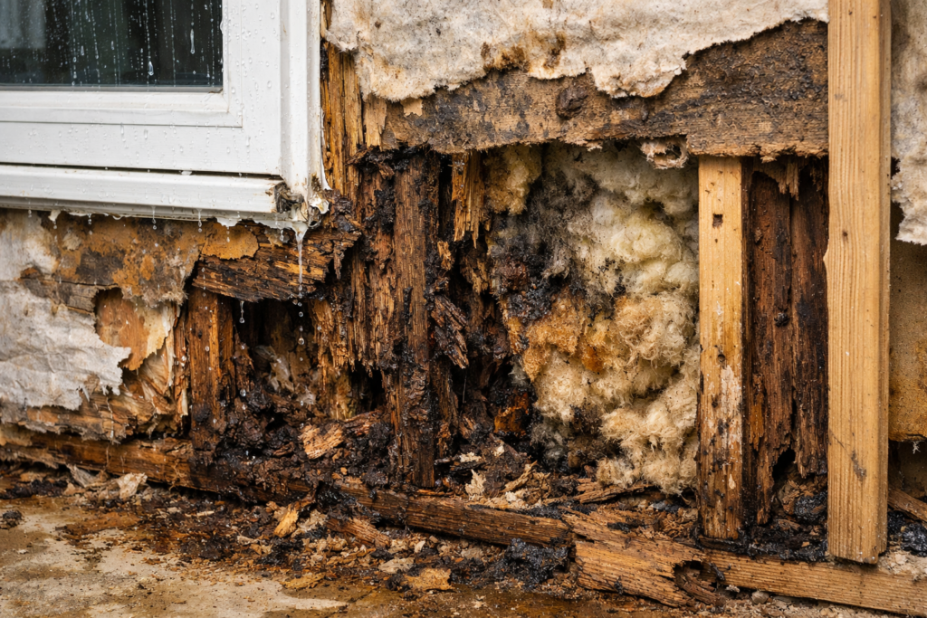 How does improper window flashing and the Hidden Wall Rot It Creates?