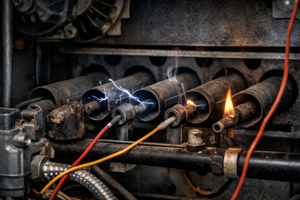 What are the early warning signs of Furnace Ignition System Failure?