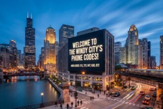 us area code chicago​