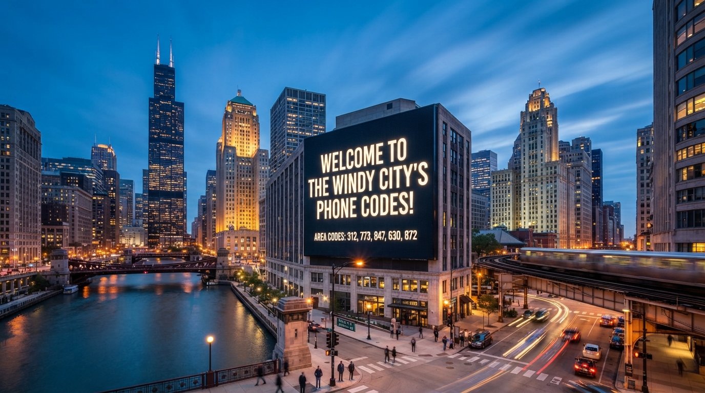 us area code chicago​